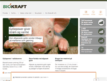 Tablet Screenshot of biokraft.dk